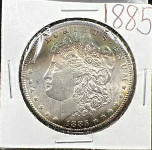 1885 P �����K�� �V���o�[ �_���[ �R�C�� �`���C�X AU UNC PQ �g�[�j���O �g�i�[ OBV �ɂ���