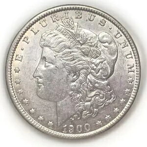 1 モルガン ドル 1900 。アメリカ合衆国。銀貨。保全-