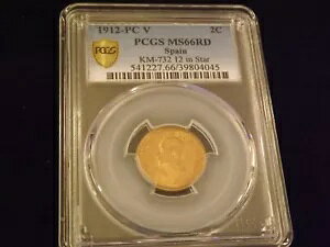 1912-PC V XyC PCGS MS 66 RD