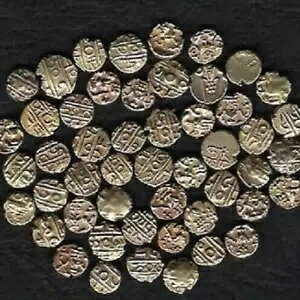 INDIAN STATE Ch 18I × 1 GOLD Fanam NARSHIMAN }C\[ÑRC