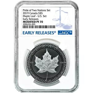 2019 �C���v���[�t $5 �V���o�[ �J�i�f�B�A�� ���[�v�� ���[�t NGC PF70 �u���[ ER ���x�� �v��...