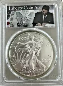 2017 MS-69 �V���o�[ �C�[�O�� - ���o�e�B �R�C���@ ���i���h ���[�K�� �t�@�[�X�g �X�g���C�N - PCGS *