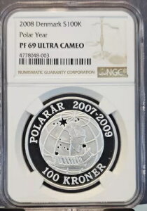 2008 f}[N Vo[ 100 N[l kɔN NGC PF 69 Eg JI 󏭃RC