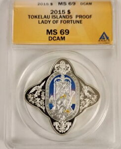 2015 $1 gPE v[t Vo[ RC tH[`̏_ ANACS PF69 DCAM