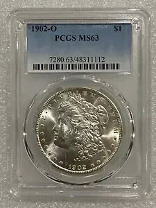 1902 O ���[�K�� �V���o�[ �_���[ ~ PCGS MS63 ~~ �����ȃt���X�g ~ �ʐ^���Q�� (112)