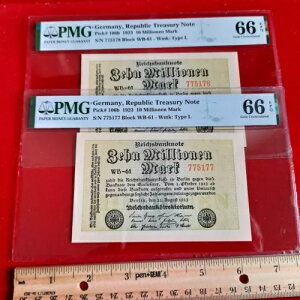 �A���h�C�c 1923 1000 ���}�[�N �s�b�N 106a PMG 66 EPQ �̃y�A