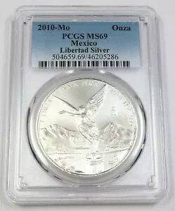 2010  PCGS MS69 |LVR - 1 IX Vo[ x^ - Un Onza RC #42446A