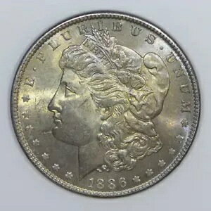 1886 ���[�K�� �V���o�[ �_���[ 90% US $1 �R�C�� BU ���C���{�[ �g�� d611