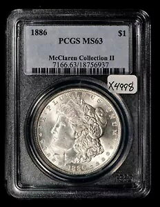 1886 $1 [K Vo[ _[ - }N[ RNV II - PCGS MS 63 - SKU-X4998