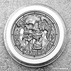 Time Flies "TEMPUS FUGIT" - 1IX .999 Vo[ (39mm) AeB[NdグAJvZt
