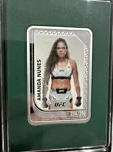 2024 �j�E�G UFC �~���g �g���[�f�B���O �J�[�h �R�C�� 1 �I���X �V���o�[ - �A�}���_ �k�l�X #234/250