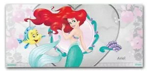 2018 Nuie 5�O���� .999�V���o�[ FOIL�m�[�g PRINCESS ARIEL �f�B�Y�j�[ ���g���}�[���C�h