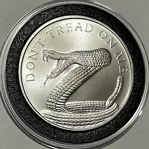 Don't Tread On Me KKwr RC 1 gCIX .999 t@C Vo[ _ Eh Xl[N