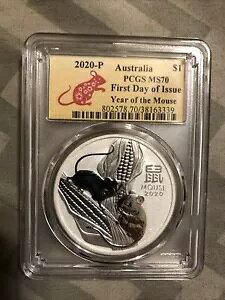 2020 I[XgA 1 IX Vo[ }EX̔N PCGS MS70 s