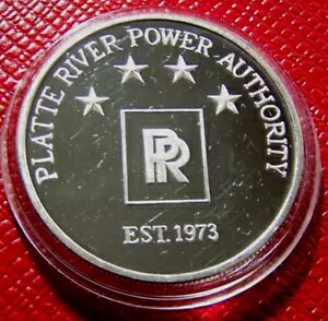 Platte River Power Authority ���E���h 1 �g���C oz.999 �V���o�[ �J�v�Z������ - ���A