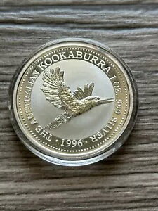 1996 I[XgACJZ~ 1oz .999 t@C Vo[