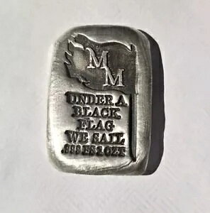Mutiny Metals 1 IX .999 Vo[ Under A Black Flag We Sail o[