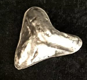 1 tr/oz MK BarZ "Shark Tooth" .999 t@C Vo[ ƂŒo[