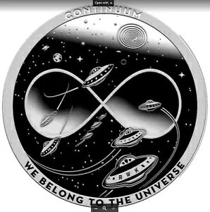 CONTINUUM #1 of 5 �v���[�t ���C�N �~�j�~���e�[�W 1�I���X .999 �V���o�[ Chautauqua Silver Works