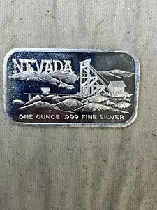NEVADA SilverTowne 1 gC IX 0.999 t@C Vo[ A[g o[ NX pb` o[X S