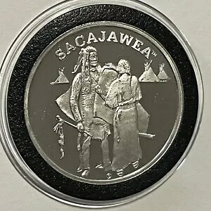 CfBA Sacajawea Poongu Wl̂RC 1 gCIX .999 t@C Vo[ Eh _
