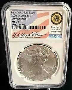 2020-W o[jbVVo[ C[O $1 [X MS70 (AJRAt)