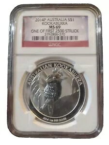 2014-P I[XgA 1 IX Vo[CJZ~ $1 | NGC MS69 - ŏ 2500 䒆 1 䂪Փ