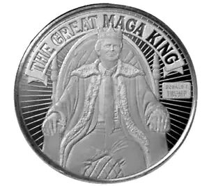 �g�����v 1 �I���X .999 �V���o�[ ���E���h �R�C�� THE GREAT MAGA KING