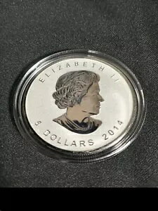 2014 Rev Proof Maple Leaf Rare Horse Privy $5 �R�C���A1 �I���X 0.9999 �t�@�C�� �V���o�[ BU�B