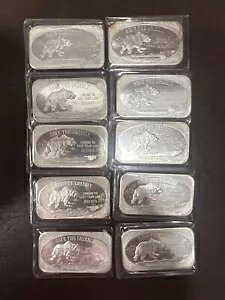 1973 �Z�C�u �U �O���Y���[ �x�A 1 �I���X.999 �V���o�[ �o�[ - USSC ���B���e�[�W 10 ������\