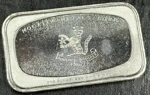 Mocatta Metals Corp Chartered Mint Ltd 1 �I���X .999 �t�@�C�� �V���o�[ �o�[ ���B���e�[�W
