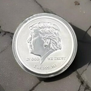 1�I���X �V���o�[ TRUMP 45th COIN �Ĕ�