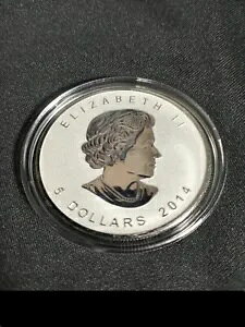 2014 Rev Proof Maple Leaf Rare Horse Privy $5 �R�C���A1 �I���X 0.9999 �t�@�C�� �V���o�[ BU�B