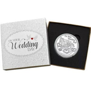 2024 On Your Wedding Day n[g 1IX .999 Vo[ Eh by SilverTowne Mtg{bNX