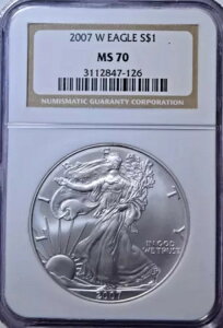 2007-W Vo[C[O ~ 1IX ς! ~ AX|bgt[ NGC MS70! INV#126