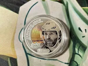 2017�N Upper Deck Grandeur JAROMIR JAGER 1�I���X .9999 �V���o�[�R�C�� .MINT /5000