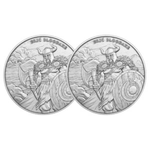 2 �Z�b�g - 1 �g���C�I���X Eric Bloodaxe �f�U�C�� .999 ���⃉�E���h...