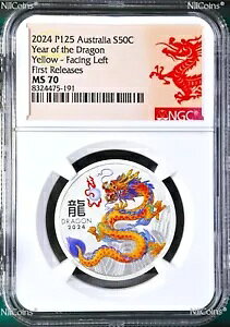 2024�N �V���o�[ ���A�� ���N NGC MS70 1/2�I���X �R�C�� �F ���F ������