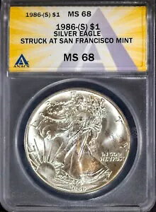 1986NNx 1h݃AJC[O MS 68 ANACS # 7649214 + {[iX