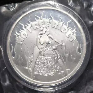 スパイシーシルバー ノーフリーライド 1オンス トロイ 0.999 STL ミント カプセル&COA付き