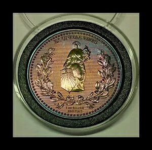 2021 Ex Uniate Vires John Wick Movie Continental Round Bu **Toned**