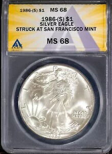 1986NNx 1h݃AJC[O MS 68 ANACS # 7649211 + {[iX