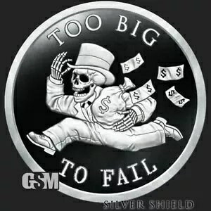 2023�N 1�I���X Too Big to Fail Proof V2 .999 �V���o�[�V�[���h - �~�j�~���g�u�C���n���h�v
