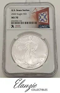 2022�N �A�����J�� �V���o�[ �C�[�O�� 7k US �X�e�[�g �V���[�Y �I�n�C�I (50�B��37�B) NGC MS70