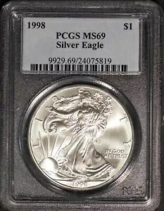 1998N 1h AJC[O MS 69 PCGS # 24075819 + {[iX