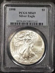 1998N 1h AJC[O MS 69 PCGS # 20815261 + {[iX