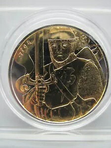 2019年オーストリア レオポルド5世 1オンス銀貨 金メッキ、黒ルテニウム