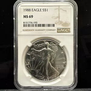 1988N 1h AJ Vo[ C[O Vo[ _[ NGC MS69