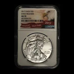 2017�N 1�h�� �A�����J�� �V���o�[ �C�[�O�� NGC MS70 ���������[�X - �č���������