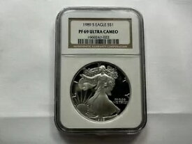 1989年 サウスアメリカン シルバーイーグル プルーフ NGC PF69 UCAM
